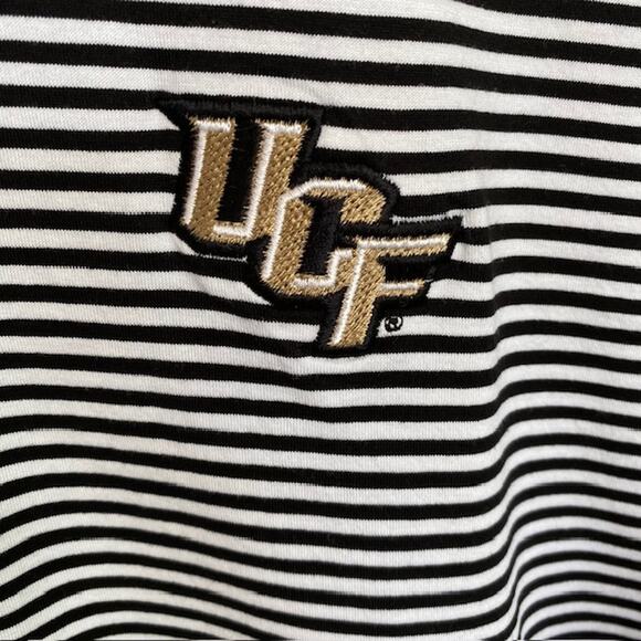 Peter Millar Black and White Striped UCF Polo - XXL - Picture 5 of 5